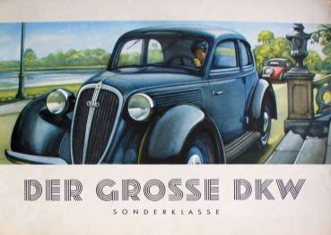 DKW Sonderklasse Modelprogram 1938 "Der grosse DKW" Carbrochure (10066)